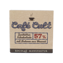 Laden Sie das Bild in den Galerie-Viewer, Café Cult Hawaii Schokolade mit Kaffee 57%