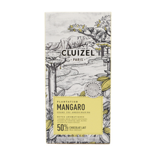 Laden Sie das Bild in den Galerie-Viewer, Cluizel Plantation Dunkle Milchschokolade "Mangaro" 50%