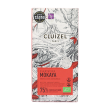 Laden Sie das Bild in den Galerie-Viewer, Cluizel Plantation Zartbitterschokolade "Mokaya" 75%