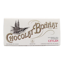 Laden Sie das Bild in den Galerie-Viewer, Chocolat Bonnat Ceylan 75%