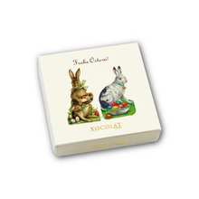 Laden Sie das Bild in den Galerie-Viewer, Osterbonbonniere "Hasenduett" mit 4 Stück Konfekt