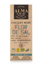 Laden Sie das Bild in den Galerie-Viewer, Alma do Cacau Edelbitterschokolade mit Fleur de Sel 60%