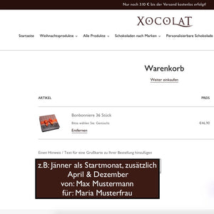 Xocolat Premium-Schokoladen Abonnement mit 3 Genussboxen