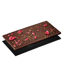 Laden Sie das Bild in den Galerie-Viewer, Gut aufgelegte dunkle Schokolade mit Rosenblättern
