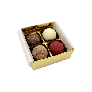 Bonbonniere mit 4 Stück Konfekt "Champagner"