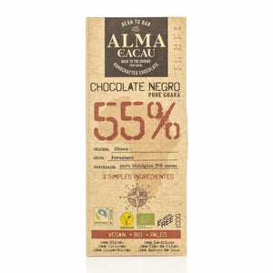 Alma do Cacau Edelbitterschokolade Ghana 55%