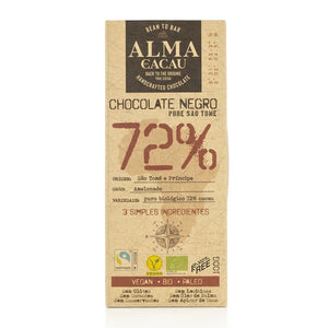 Alma do Cacau Edelbitterschokolade Sao Tomé 72%