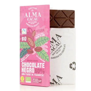 Alma do Cacau Edelbitterschokolade mit Himbeeren 60%