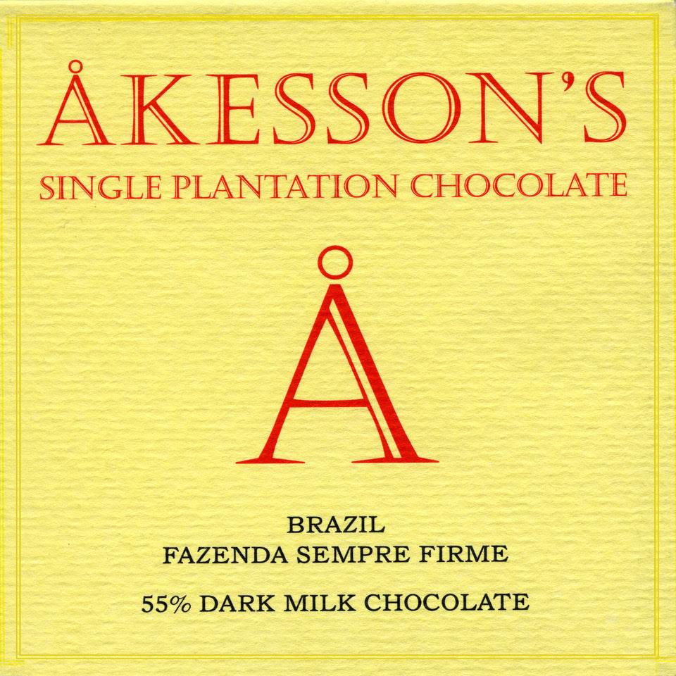 Akesson's dunkle Milchschokolade Brasilien 55%