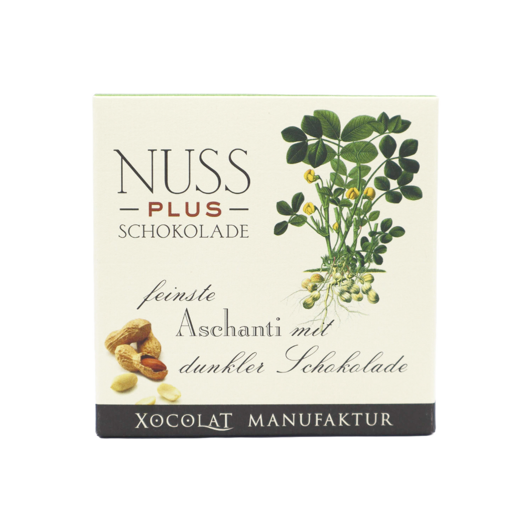 Nuss plus Dunkle Schokolade mit Aschanti