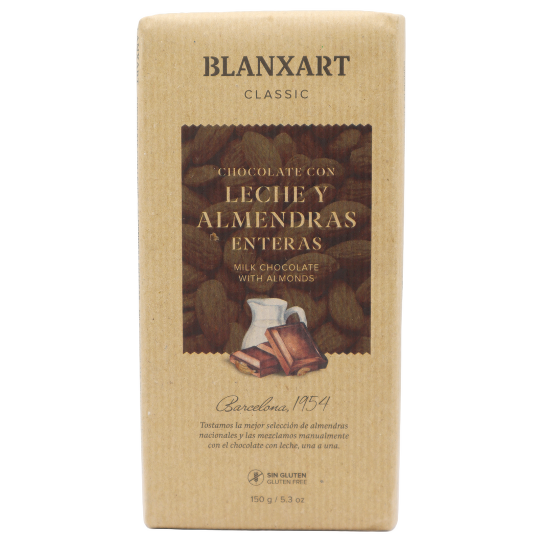 Blanxart Vollmilchschokolade mit Mandeln
