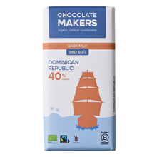 Laden Sie das Bild in den Galerie-Viewer, Chocolate Makers Dunkle Milchschokolade Dominikanische Republik 40%
