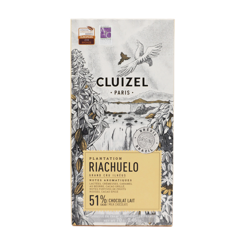 Cluizel Vollmilchschokolade Riachuelo 51% Kakaoanteil