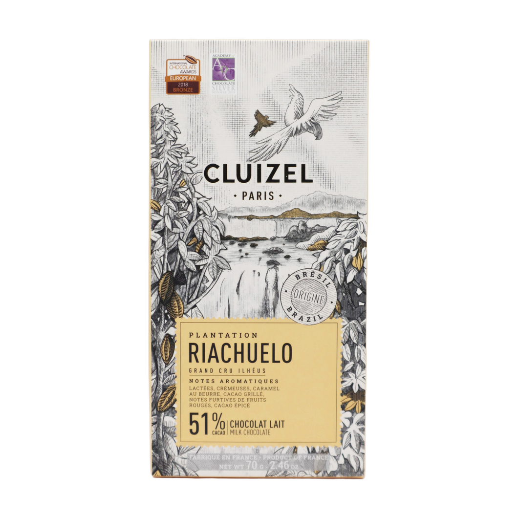 Cluizel Vollmilchschokolade Riachuelo 51% Kakaoanteil