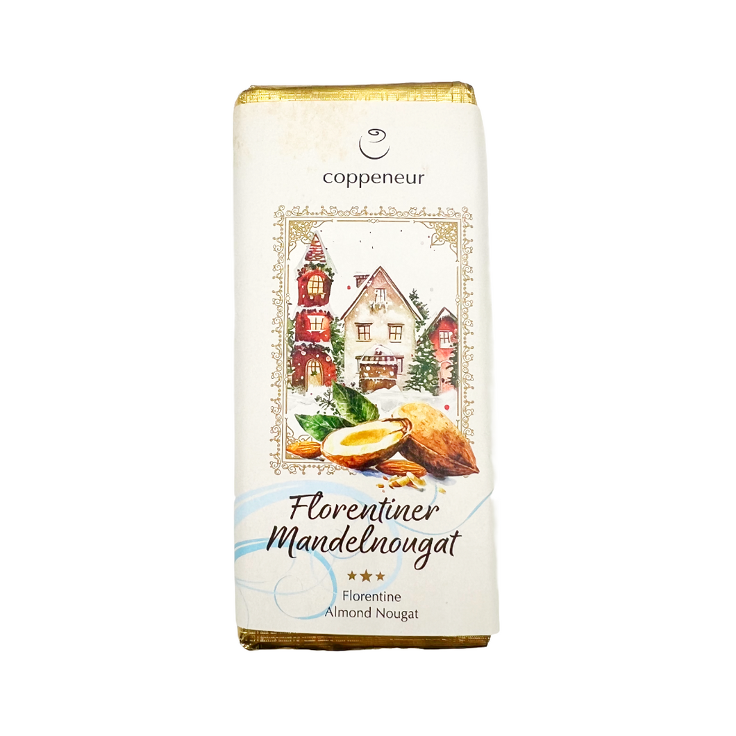 Coppeneur Weihnachtsschokolade Florentiner Mandelnougat