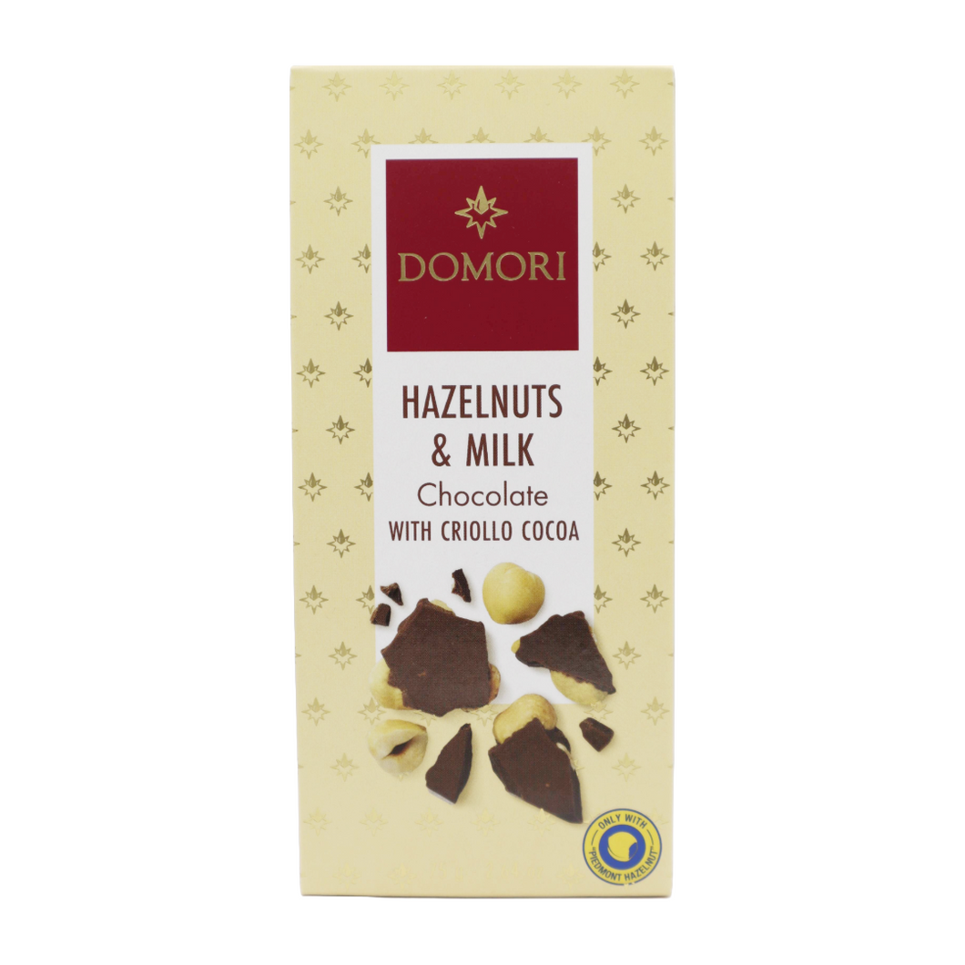 Domori  – Milchschokolade mit Piemont-Haselnüssen