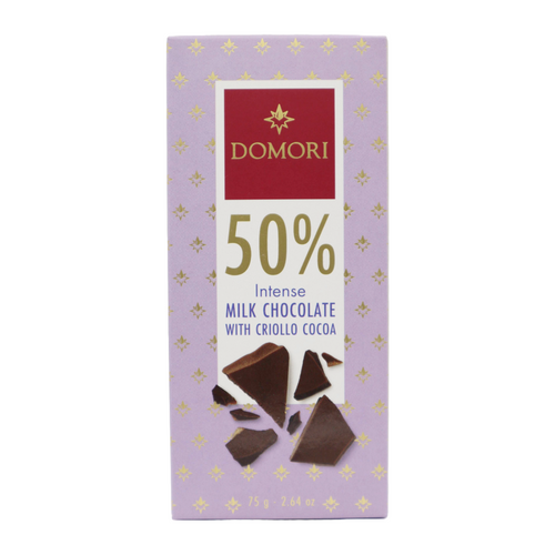 Domori Milchschokolade mit 50% Kakaoanteil