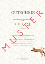 Laden Sie das Bild in den Galerie-Viewer, Gutscheinmuster für Xocolat Workshop
