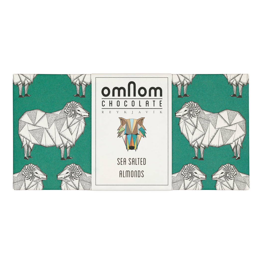OMNOM Milchschokolade aus mit gesalzenen Mandeln 45%