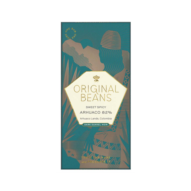 Original Beans Edelbitterschokolade Arhuaco Businchari 82%