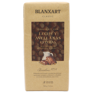 Blanxart Vollmilchschokolade mit Haselnüssen