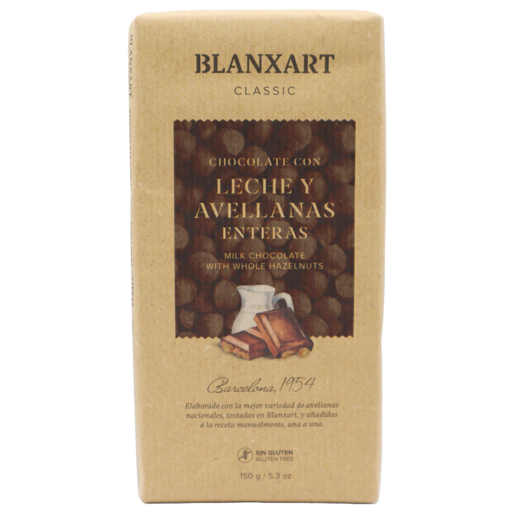 Blanxart Vollmilchschokolade mit Haselnüssen