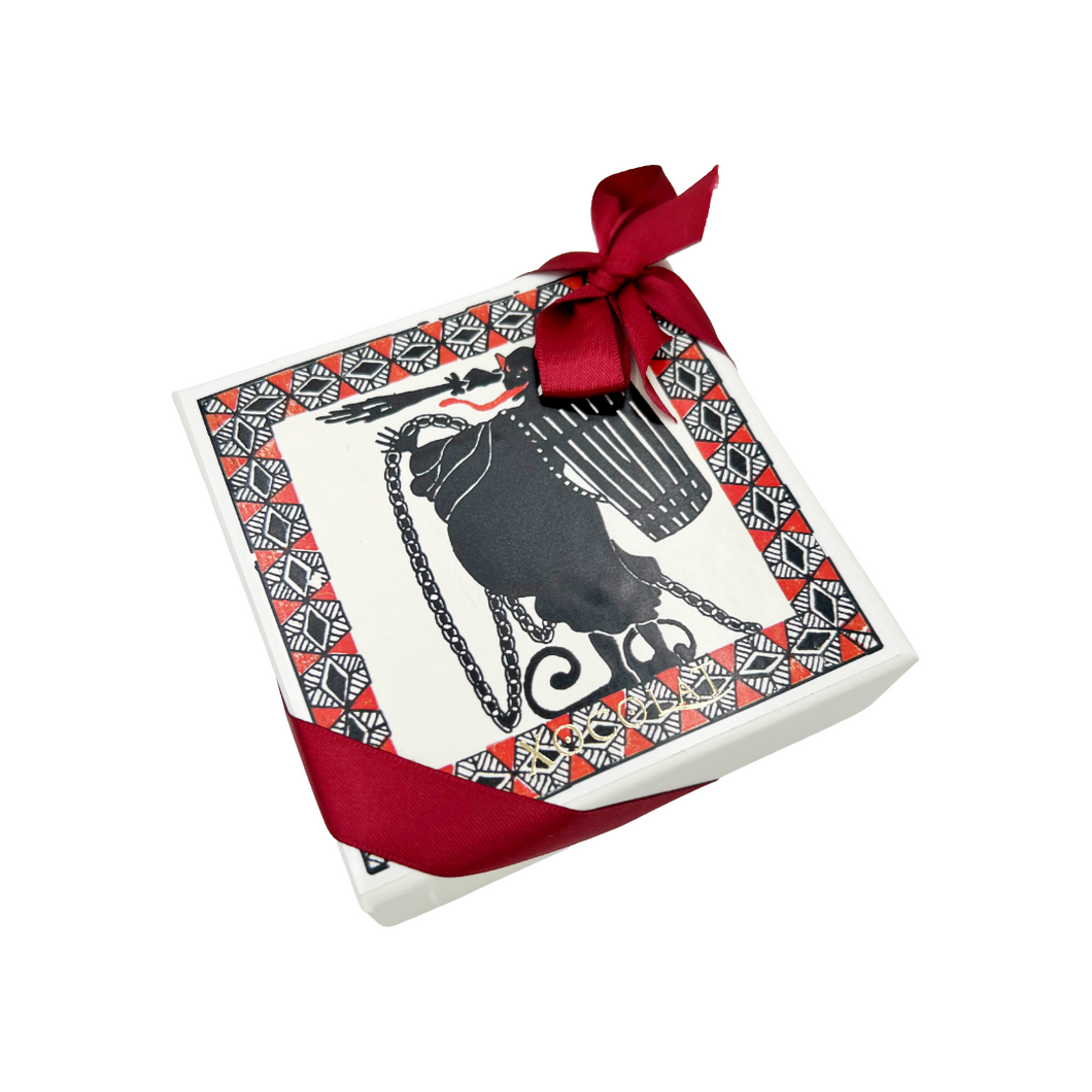 Krampus Bonbonniere mit 9 Stk. Konfekt