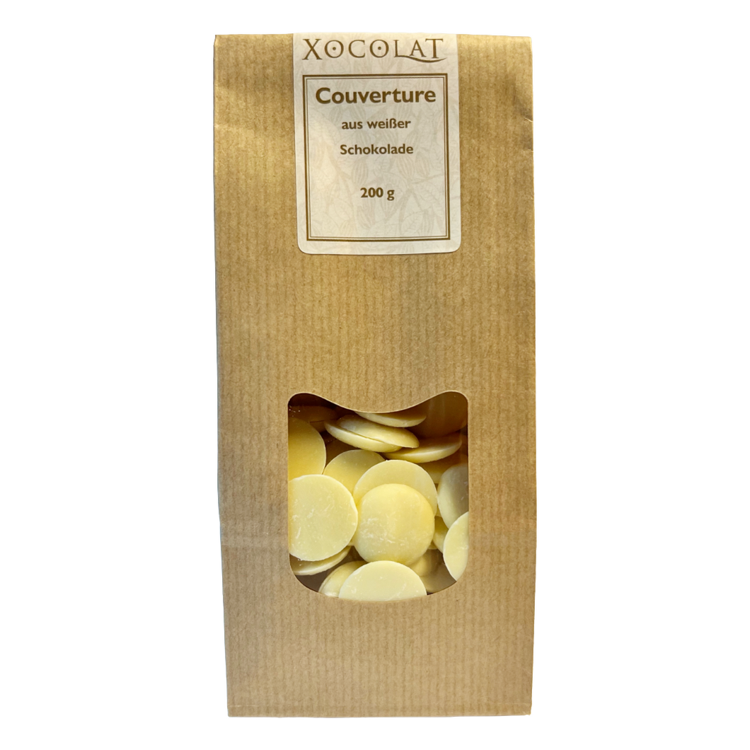 Xocolat Weiße Kuvertüre – 30 % Kakaobutter