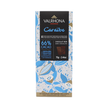 Laden Sie das Bild in den Galerie-Viewer, Valrhona Noir Caraibe dunkle Schokolade 66%
