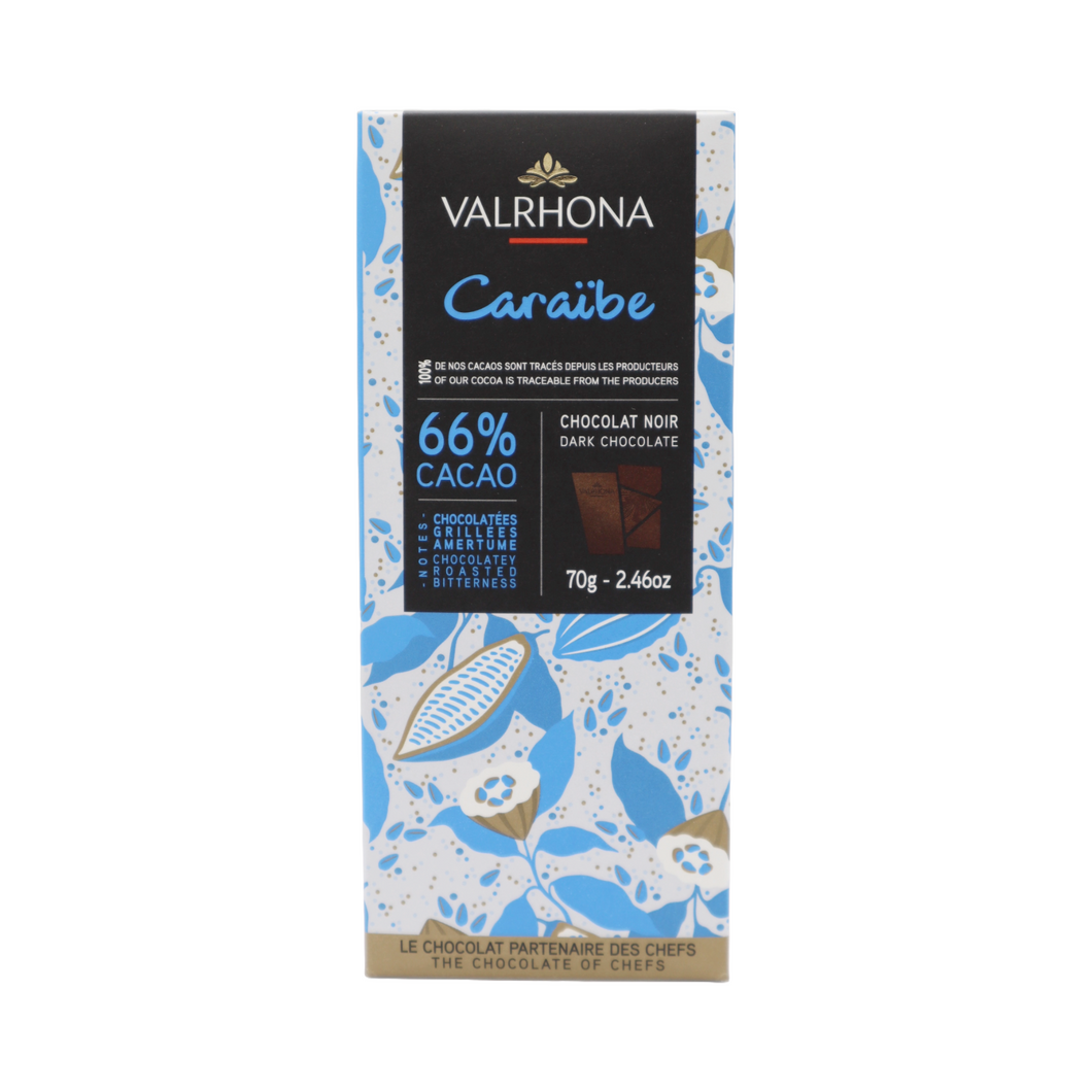 Valrhona Noir Caraibe dunkle Schokolade 66%
