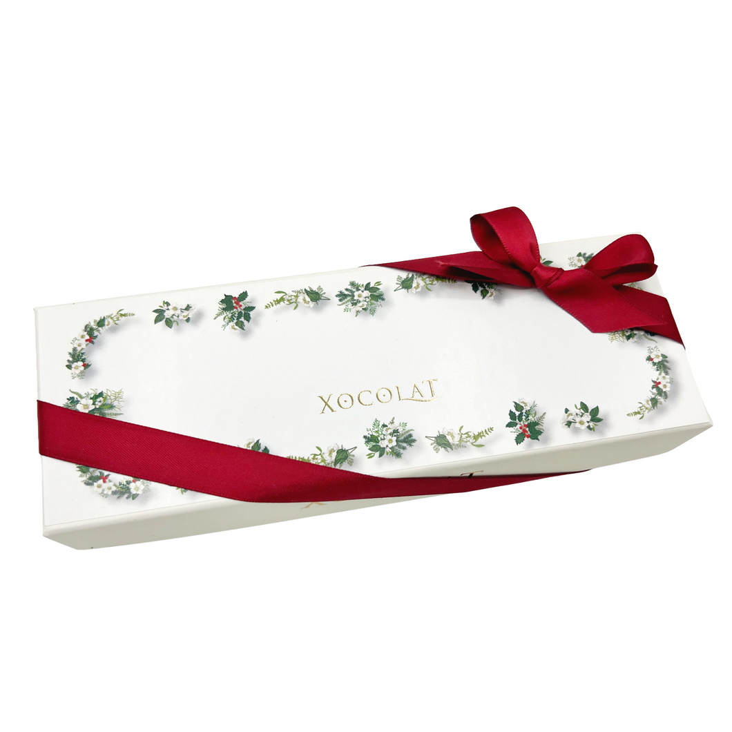 Weihnachtsbonbonniere mit 12 Stück Konfekt