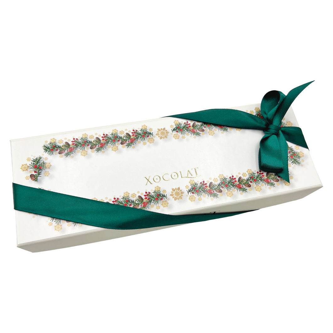 Weihnachtsbonbonniere mit 12 Stueck Konfekt