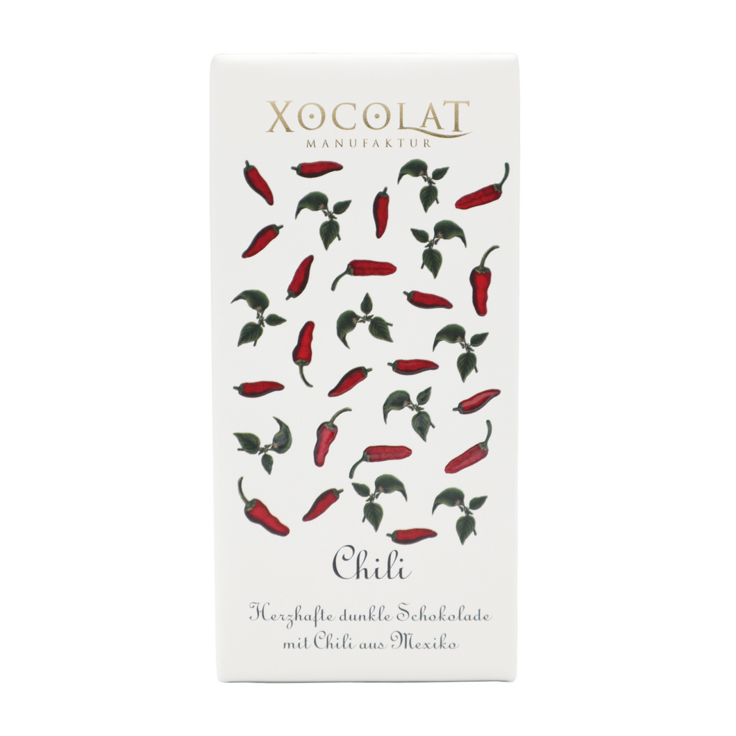 Xocolat Edelbitterschokolade mit Chili