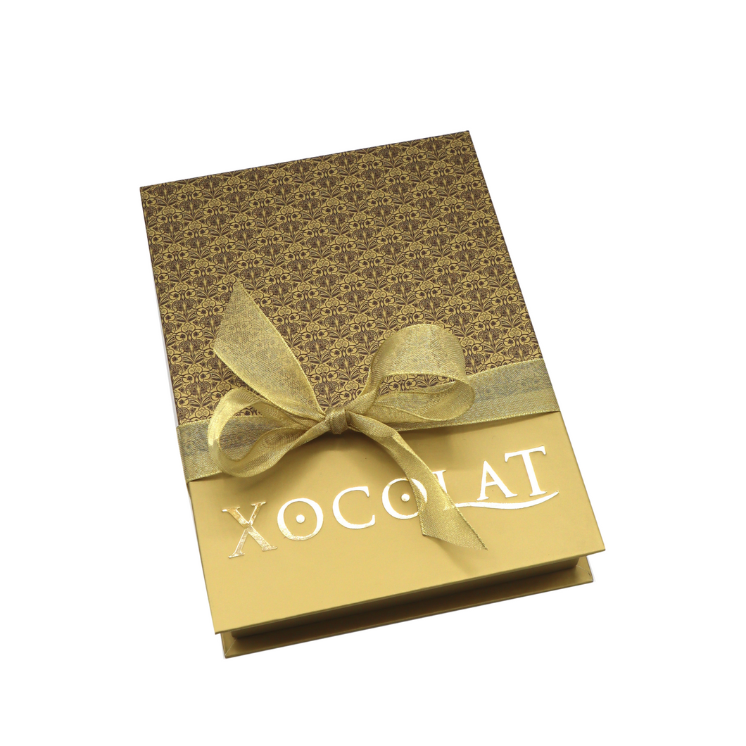 Xocolat Weihnachtsbonbonniere mit 12 Stueck Konfekt