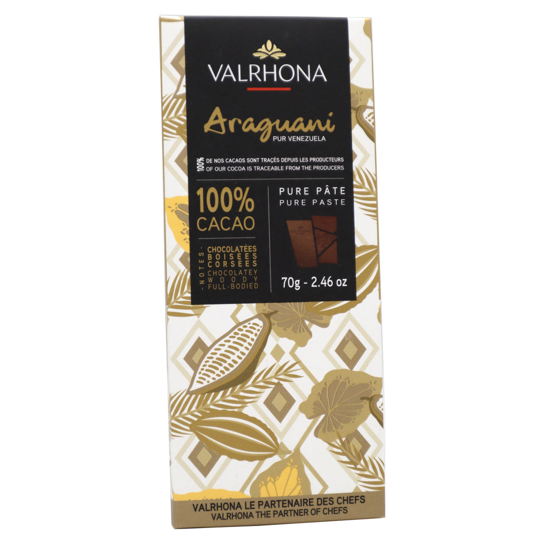 Valrhona Araguani dunkle Schokolade 100%