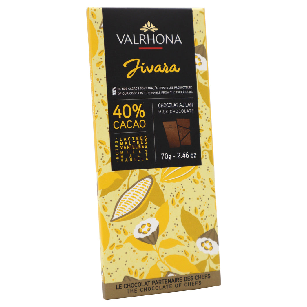 Valrhona Lait Jivara Milchschokolade 40%