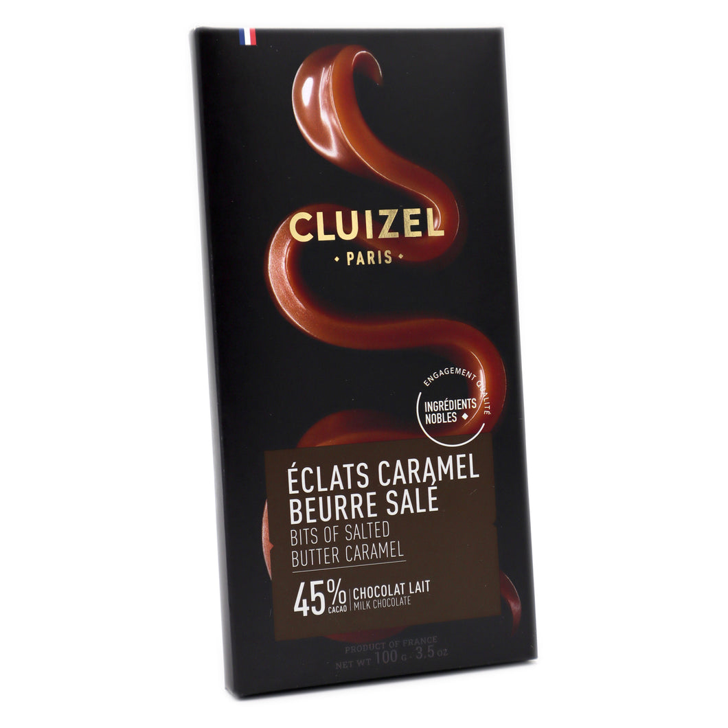 Cluizel Vollmilchschokolade mit Salzkaramell 45%