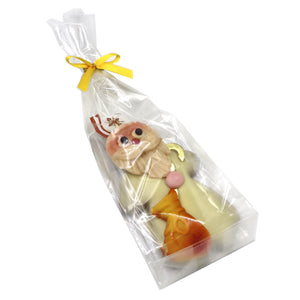 Lebkuchen Nikolaus mit weißer Schokolade