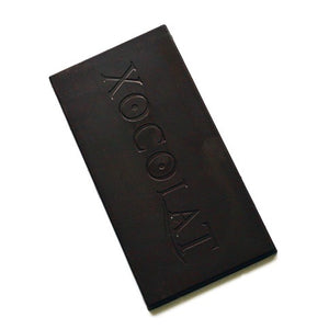 Xocolat Weihnachtstafel aus dunkler Schokolade 71%