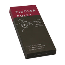 Load image into Gallery viewer, Tiroler Edle Edelbitterschokolade mit Zwetschkenbrand
